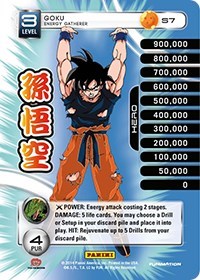 Goku - Energy Gatherer (Rainbow Parallel Foil) S7