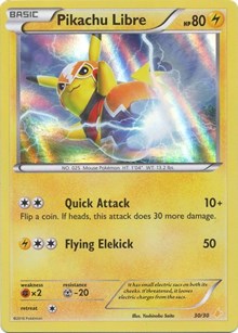 Pikachu Libre (30 - Holo) 30/30