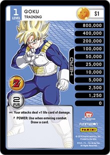 Goku - Training (Rainbow Parallel Foil) S1