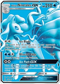 Alolan Ninetales GX (Full Art) 132/145