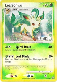 Leafeon - 24/100 [Platinum] 024/100