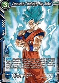 Comrades Combined Son Goku (Foil) EX01-01