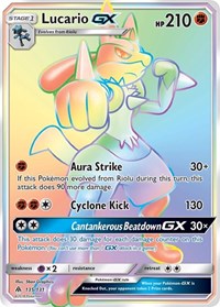 Lucario GX (Secret) 135/131