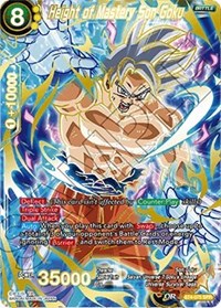 Height of Mastery Son Goku (SPR) BT4-075