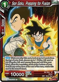 Son Goku, Prepping for Fusion BT6-005_PR
