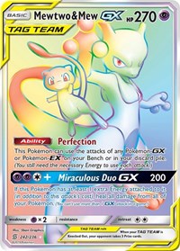 Mewtwo & Mew GX (Secret) 242/236