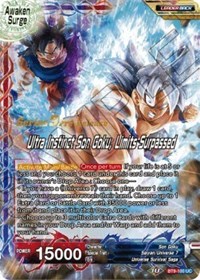 Son Goku // Ultra Instinct Son Goku, Limits Surpassed BT9-100