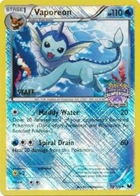Vaporeon - 25/108 (State Championships) [Staff] 025/108
