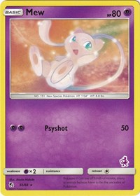 Mew - 32/68 (Mewtwo Stamped) 032/068