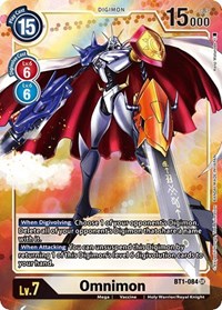 Omnimon (Alternate Art) BT1-084 SR