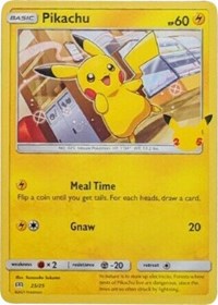 Pikachu - 25/25 025/025