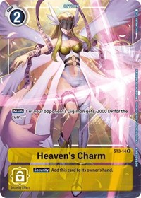 Heaven's Charm - ST3-14 (Tamer's Evolution Box) ST3-14 C