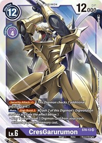 CresGarurumon ST6-13 SR