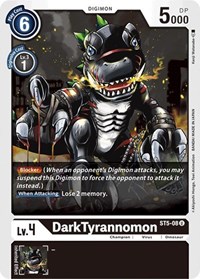 DarkTyrannomon ST5-08 U