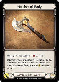Hatchet of Body BOL003