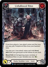 Unhallowed Rites (Red) CHN015