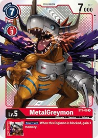MetalGreymon - ST1-09 (Official Tournament Pack Vol.2) ST1-09 R