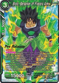 Broly, Berserker of Frieza's Army BT14-084