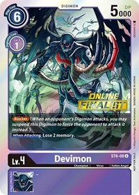 Devimon - ST6-08 (2021 Championship Online Regional) [Online Finalist] ST6-08 U