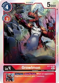 Growlmon ST7-05 R