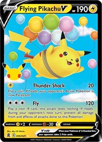 Flying Pikachu V 006/025