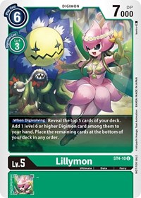 Lillymon (Official Tournament Pack Vol.3) ST4-10 U