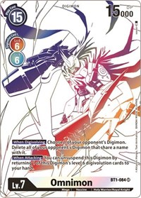Omnimon (Alternate Art) BT1-084 SR