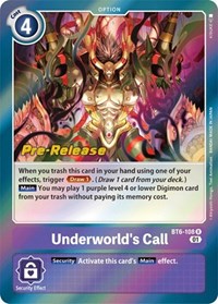 Underworld's Call BT6-108 R