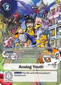 Analog Youth (Alternate Art) EX1-066 R