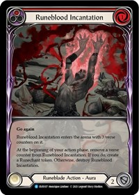 Runeblood Incantation (Red) (Extended Art) EVR107