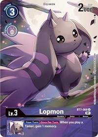 Lopmon (Alternate Art) BT7-068 R