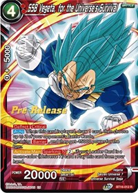 SSB Vegeta, for the Universe's Survival BT16-012