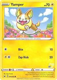 Yamper (#58 Pikachu Stamped) 074/202