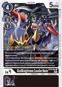 SkullKnightmon Cavalier Mode BT8-062 U
