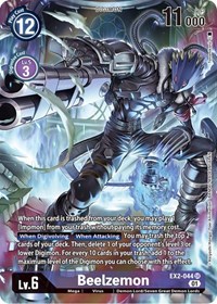 Beelzemon (Alternate Art) EX2-044 SR