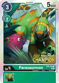 Parasaurmon (2022 Championship Online Regional) [Online Champion] BT6-048 C