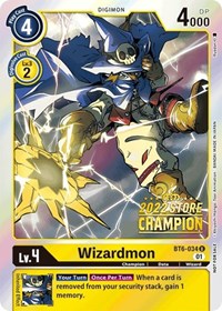 Wizardmon (2022 Store Champion) BT6-034 U