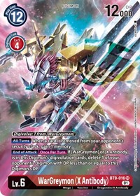 WarGreymon (X Antibody) (Alternate Art) BT9-016 SR