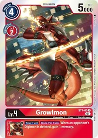 Growlmon (Gen Con 2022) ST7-05 R