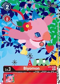 Biyomon (Tamer's Card Set 2 Floral Fun) ST1-02 C