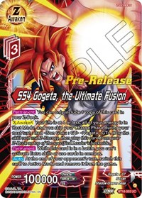 SS4 Gogeta, the Ultimate Fusion BT18-003
