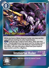 Immortal Ruler BT10-104 R