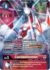 Canoweissmon (Alternate Art) BT10-011 R
