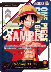 Monkey.D.Luffy [Serial Number] ST01-001