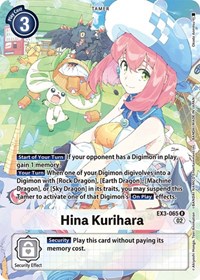 Hina Kurihara (Alternate Art) EX3-065 R