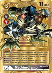 Machinedramon (Alternate Art) EX1-073 SEC