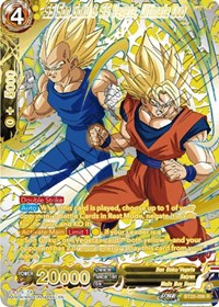 SS Son Goku & SS Vegeta, Ultimate Duo (Gold-Stamped) BT20-096
