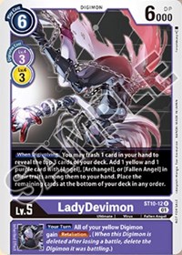 LadyDevimon (Tamer Goods Set Angewomon & LadyDevimon) ST10-12 R