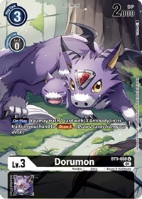 Dorumon (Digimon Royal Knights Card Set) BT9-058 U