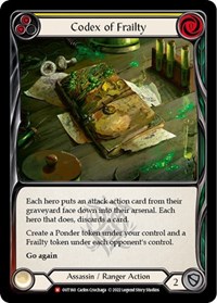 Codex of Frailty OUT160